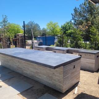 outdoor kitchen or bar