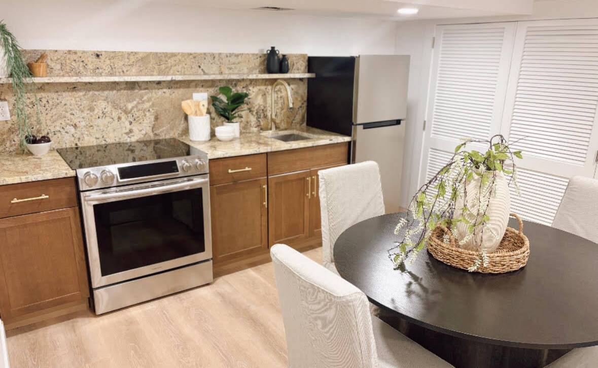 equipped kitchenette