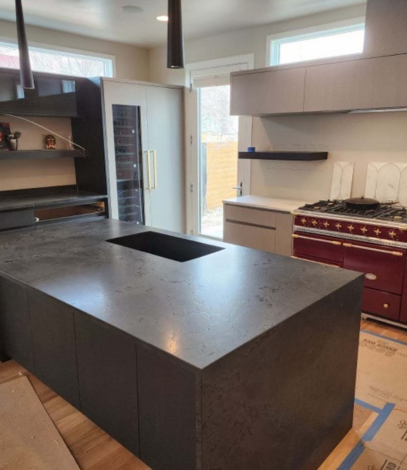 Kitchen island countertop