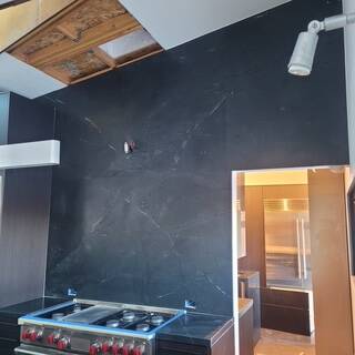 contemporary kitchen under renovation