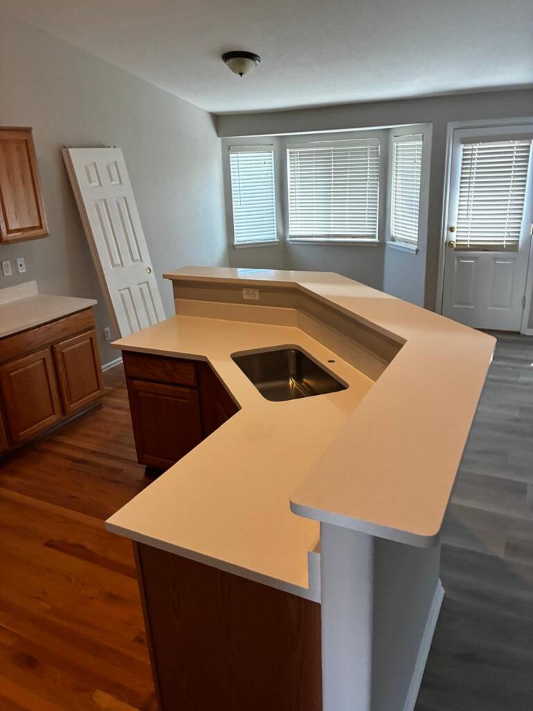 double-level countertop
