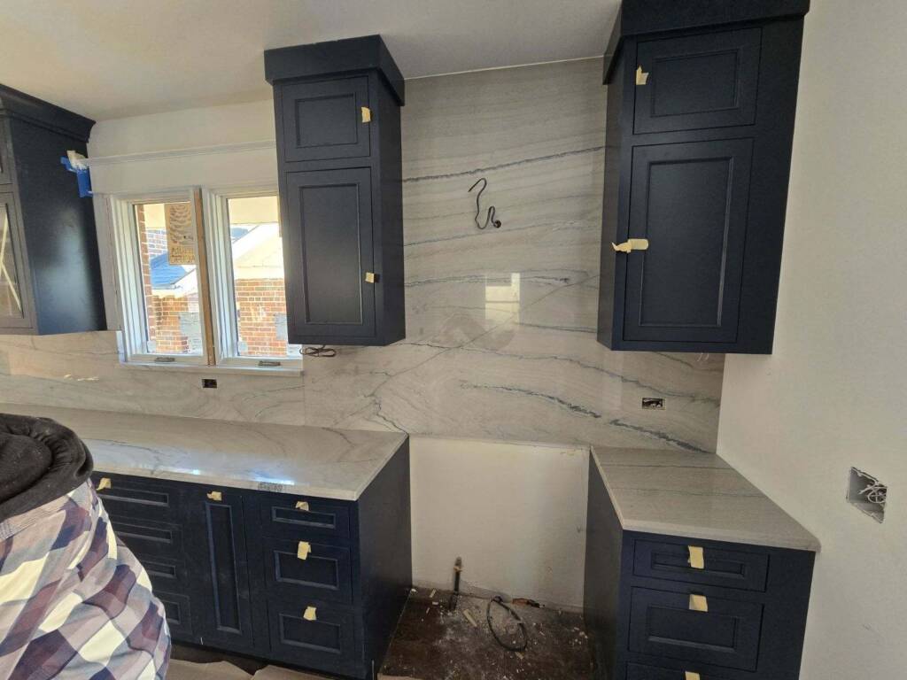 modern kitchen under renovation