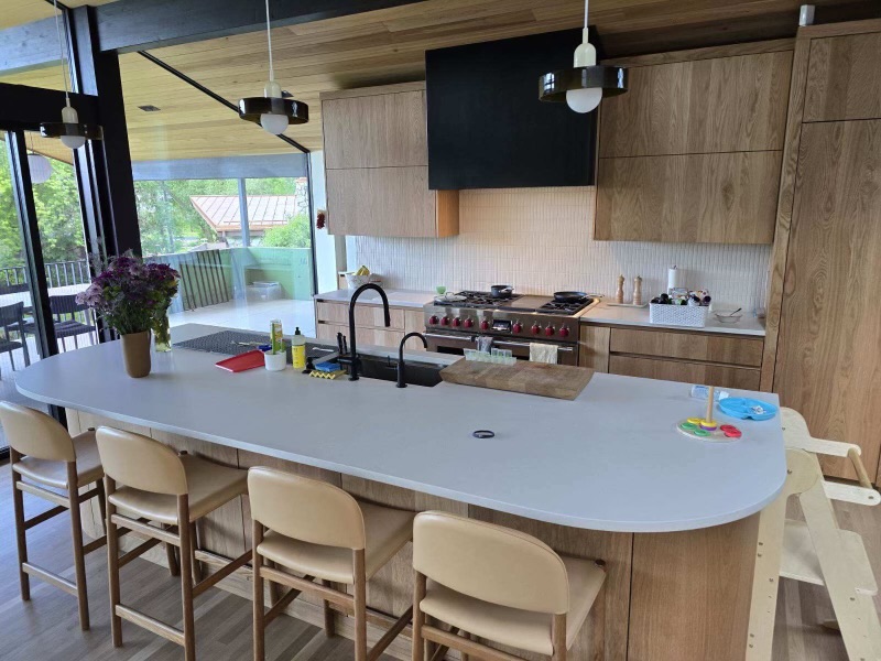 open-concept kitchen