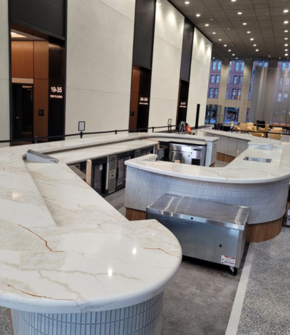 renovated amenity space