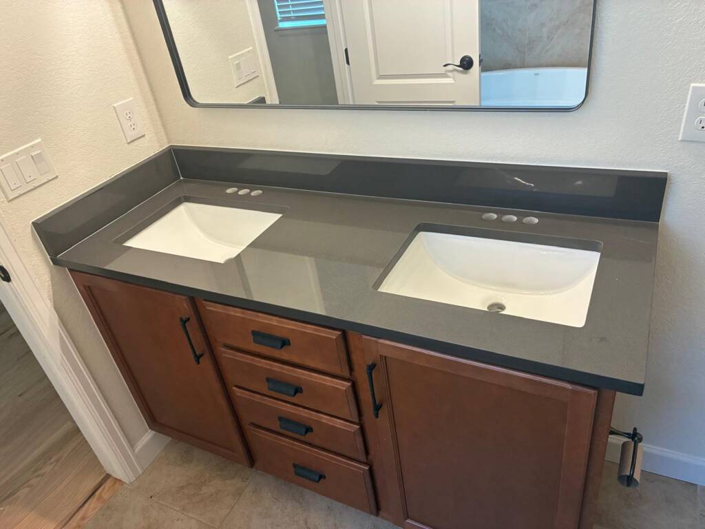 Dual-Sink Bathroom Vanity